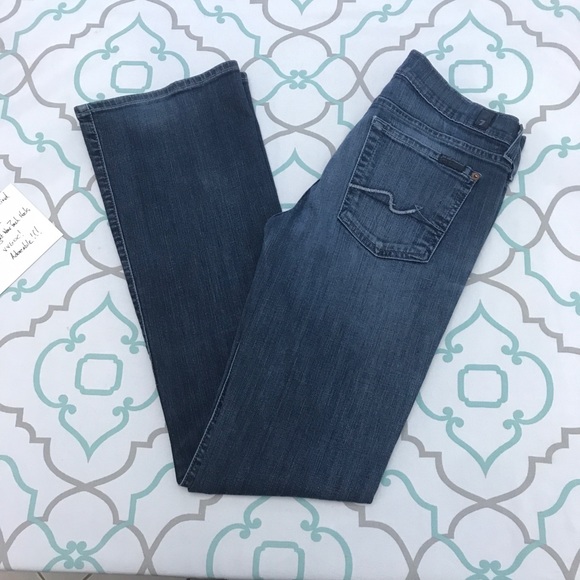 💙👖AWESOME! 7FAM BOOTCUT👖💙27 3/4 32” VVGUC - Picture 7 of 8